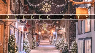 Christmas in Quebec City (4k)