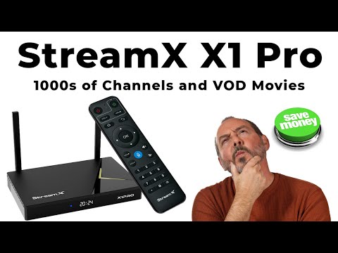 StreamX X1 Pro Live TV VOD Android TV Box Review