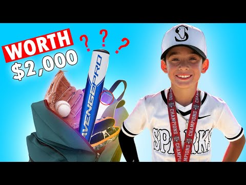 What's in Gianni's baseball bag?