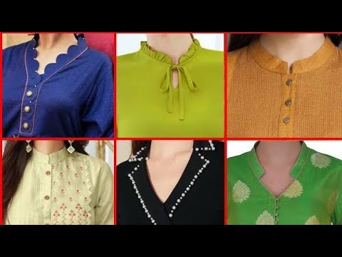 Most Beautiful Half Collar Neck Designs For Kurti And Kameez 2024