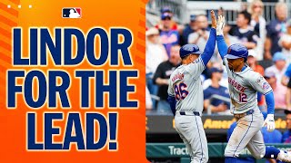 CLUTCH HOME RUN FOR FRANCISCO LINDOR IN THE 9TH!