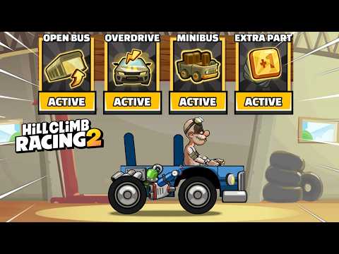 HILL CLIMB RACING 2 - NEW MASTERY VEHICLE MINI-BUS 1.62.0 NEW UPDATE