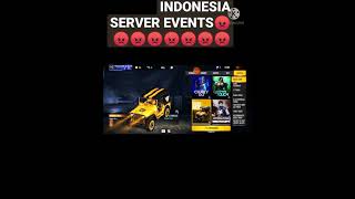 Free FIRE ♥️Indonesia Server Event Free Diamonds😡😡😡 #shorts