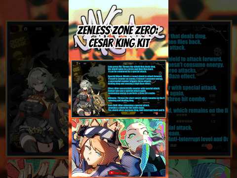 Zenless Zone Zero: Cesar King Kit Overview