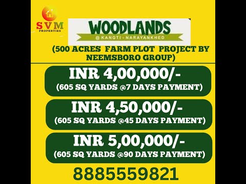 FARMLAND FOR SALE 5 GUNTAS FOR 5 LAKHS IN NARAYANKHED SPOT PAYMENT GET 4 LAKHS ONLY #8885559821