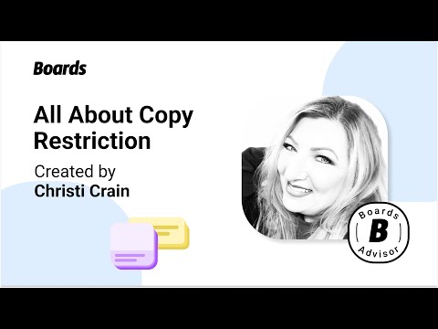 Copy restrictions