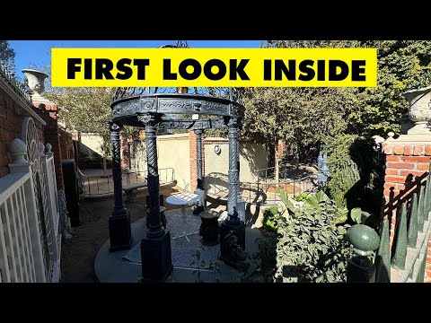 FIRST LOOK at Haunted Mansion and it's BEAUTIFUL! | Disneyland Construction 11/18/2024