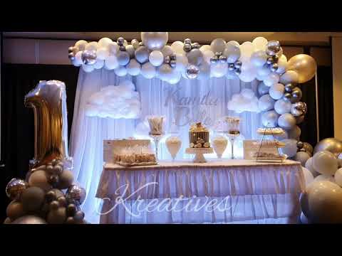 Cloud Themed Balloon Garland/ Party Decoration