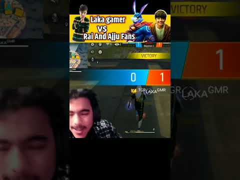 Laka gamer VS Raistar and Ajju Bhai Fan 😱🔥( 1st )@RaiStar@TotalGaming093 @LakaGamingz#shorts