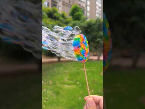 How to make bubble gun liquid making bubble kaise banate hain balloon making diy craft #short #craft