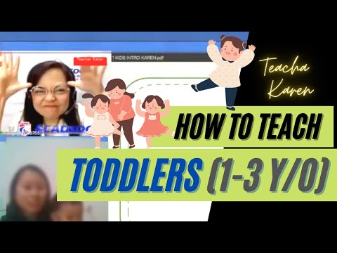 ESL Teaching Techniques: How to Teach Toddlers | Actual class with Commentary | Teacha Karen