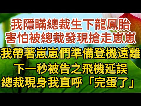 《偷來的幸福》第03集：我隱瞞總裁生下龍鳳胎，害怕被總裁發現搶走崽崽，我帶著崽崽們正準備登機遠離，下一秒被告之飛機延誤，總裁現身我直呼「完蛋了」…… #戀愛#婚姻#情感 #愛情#甜寵#故事#小說#霸總