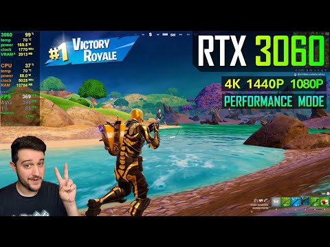 RTX 3060 - Fortnite in Performance Mode - Another Victory Royale!