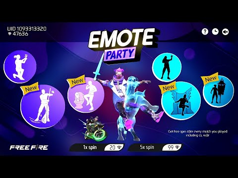 Finally Emote Party Event Return 🤯🥳 | Free Fire New Event | Ff New Event | New Event Free Fire