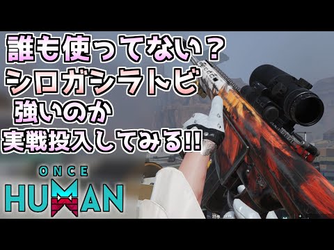 【#OnceHuman】スナイパー「シロガシラトビ」は強いのか!? 誰も使ってないから試してみた。【#ワンスヒューマン】