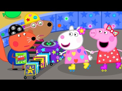 Peppa Pig Goes To The Roller Disco 🐽 Peppa Pig Kids Videos