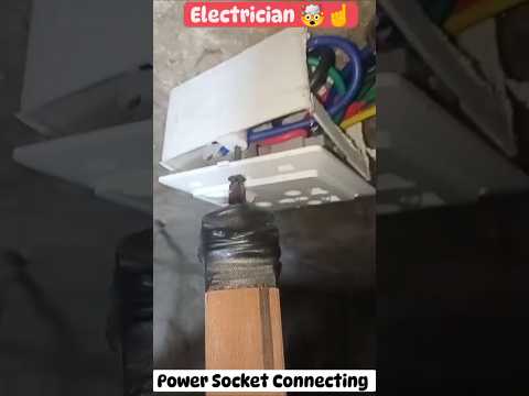 Make a Power Socket Connecting 😭▶️ | Power Socket Fittings #electrical