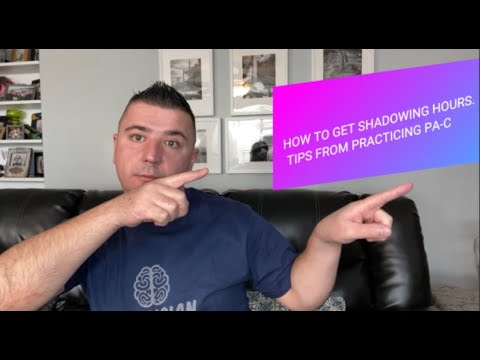 Pre-PA | HOW TO GET SHADOWING HOURS FOR PA SCHOOL | TIPS FROM PRACTICING PA-C