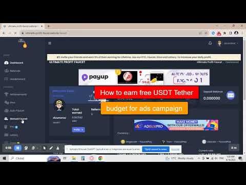 Ultimate Profit Faucet   Free Crypto coins  - how to place your free referral link add for FREE