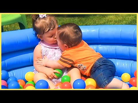 TRY NOT TO LAUGH: Funny Babies playing with BALLS || 5-Minute Fails