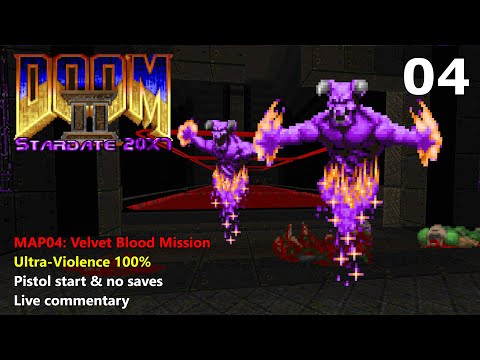 Doom II: Stardate 20X7 - MAP04: Velvet Blood Mission - Ultra-Violence 100%