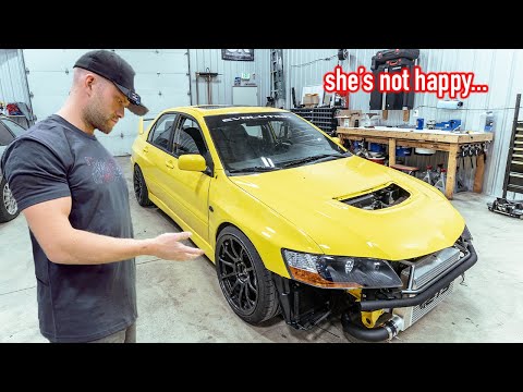 STREET TUNING THE EVO 8 (DIDN'T GO AS PLANNED)