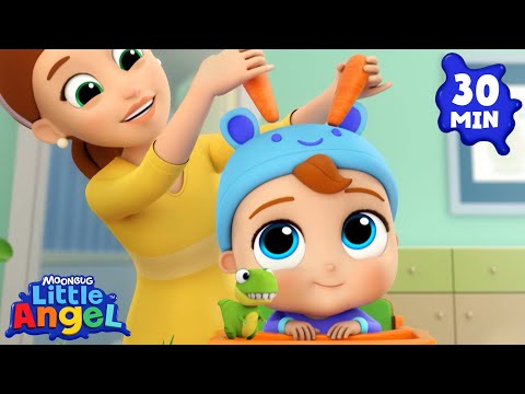 🥦 Super Veggie Power! 🍅| Explore Jobs and Career Songs 😁 |  Nursery Rhymes for Kids