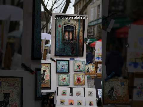 PLACE DU TERTRE: an artistic paradise in Montmartre 🇫🇷🎨