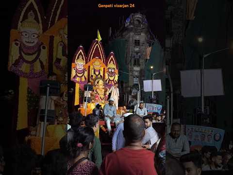 Ganpati visarjan 24#chinchpoklichachintamani#lalbaugcharaja#ganpatiagman#mumbaicelebration#bappa