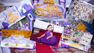 SOFIA THE FIRST BIRTHDAY THEME PARTY