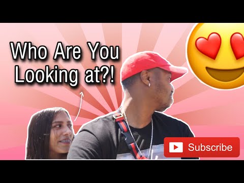 PRANKING my girlfriend by looking at other WOMEN in front of HER! GF REACTION! *We almost broke up!*