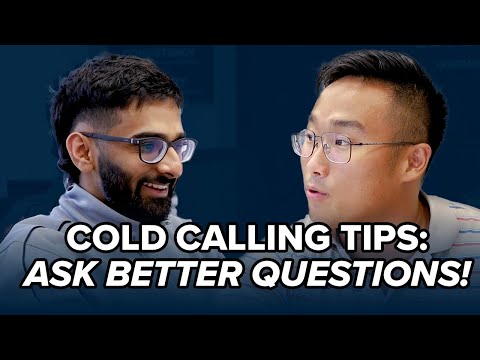 How to ask BETTER questions on a COLD CALL | Live Sales Training