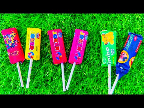 Some popular Candies in the World | New Milk Bottle | mini Cooking | Ice Cream Pop It | Asmr Coca