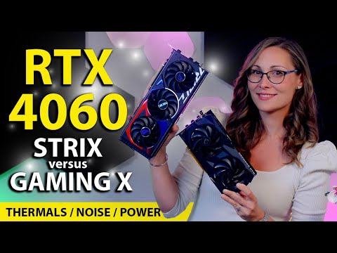 Testing "Premium" RTX 4060 Cards - ASUS ROG Strix vs MSI Gaming X