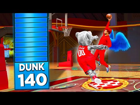 I broke NBA2K24 with a 140 Driving Dunk... (UNLIMITED CONTACT DUNKS)