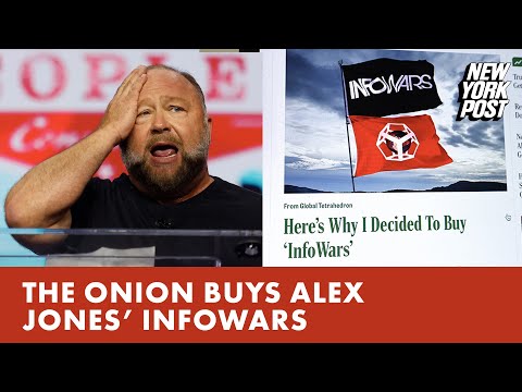 The Onion buys Alex Jones’ Infowars at auction — with help from Sandy Hook victims’ families