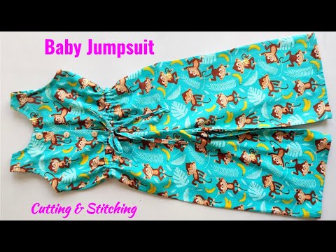 Baby Jump suit Cutting and stitching | Baby jumpsuit