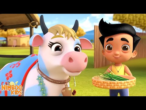 गैया मेरी गैया, Gaiya Meri Cartoon, Bulbul Ka Bacha + More Funny Animated Rhymes For Kids