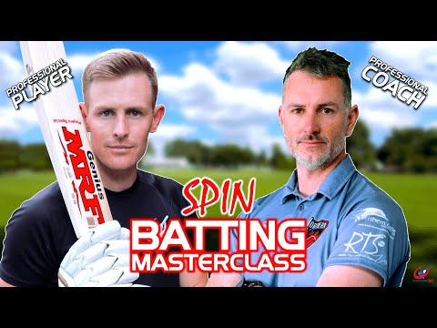 How to PLAY SPIN with ROYALS Batting Coach Mark Charlton - A Spin Batting Masterclass