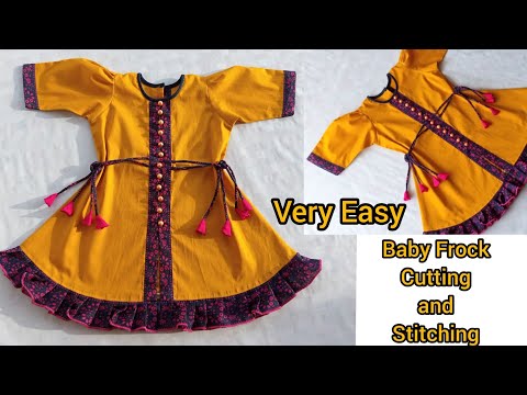 How To Small Fabric Pieces Make Dress Ideas || قمیض کے بچے ھوے کپڑے سے بنائے خوبصورت بےبی فراک