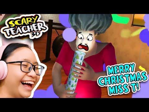 Scary Teacher 3D 2024 - Merry Christmas Miss T!! - Part 73 (Merry Poppers)