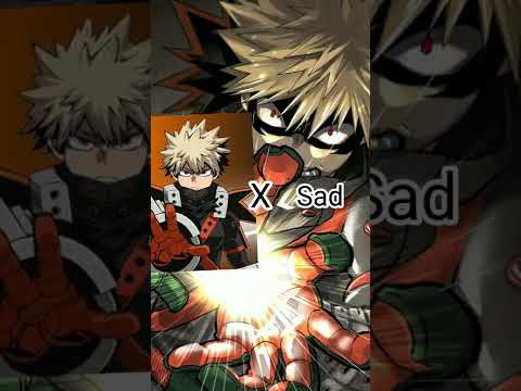 Bakugou in different styles