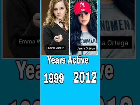 Emma Watson Vs Jenna Ortega - Comparison - Net Worth Total Movies and Social Media Followers