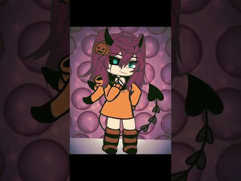 My Halloween Oc:) #gacha #gachaeditor #gachalife #gachatuber #gachaeditt #tween #animation sub pls:)