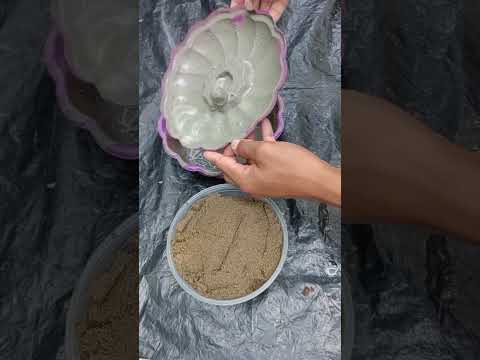 How To Make Beautiful Cement pot At Home | Simple & Easy DIY Flower Pot Designs.