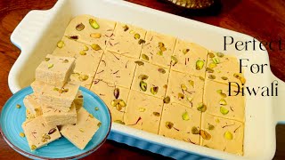 MELT IN YOUR MOUTH BARFI || PERFECT FOR DIWALI #viralvideo #barfi #barfirecipe #diwalirecipe