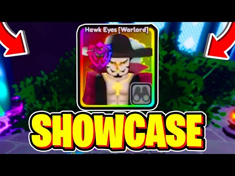 MIHAWK EVO SHOWCASE In ANIME REBORN! Roblox (Hawk Eyes Warlord in Anime Reborn)