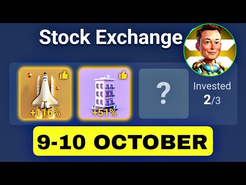 X Empire Daily Investment Funds 9 October | X Empire Daily Combo | Musk Empire Today Combo Cards