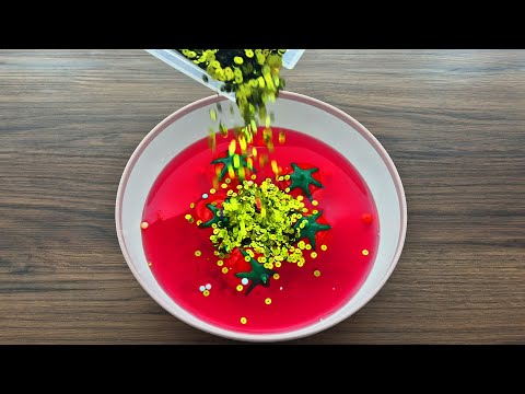 Adding Random Things into Slime - Satisfying & Relaxing Video