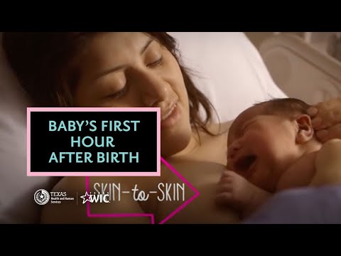 What Happens in the First Hour After Birth?  | Texas WIC on  What to Expect | BreastmilkCounts.com